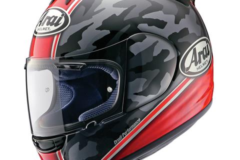 £120 off Arai Chaser Camo helmet with Buster's accessories