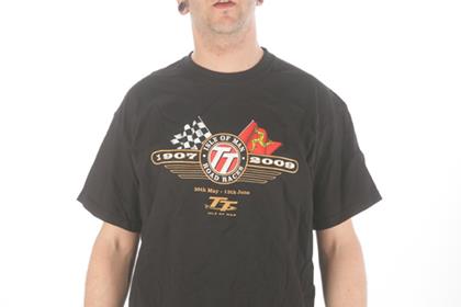 The adult Isle of Man TT t-shirt costs £11.95