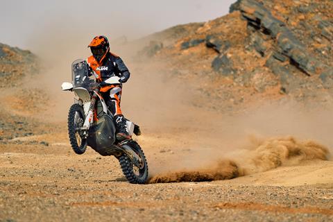 KTM are building just 100 of these 450 Rally Replicas for serious off-road racers - Price on application