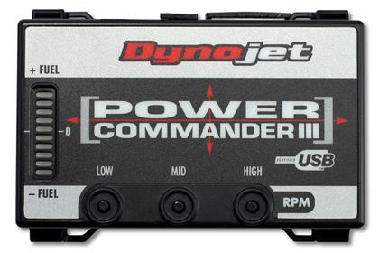 Fitting a Power Commander allows owners to change the fuel map to optimise drive-ability