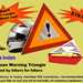 The Bike Sight foldaway warning triangle