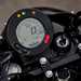 Kawasaki Eliminator 500 close up of central ignition and clock dash
