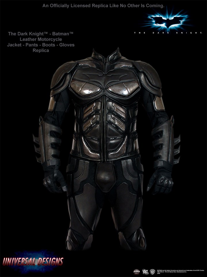 Universal Designs are Selling Batman Armour for Motorcycle Riders!
