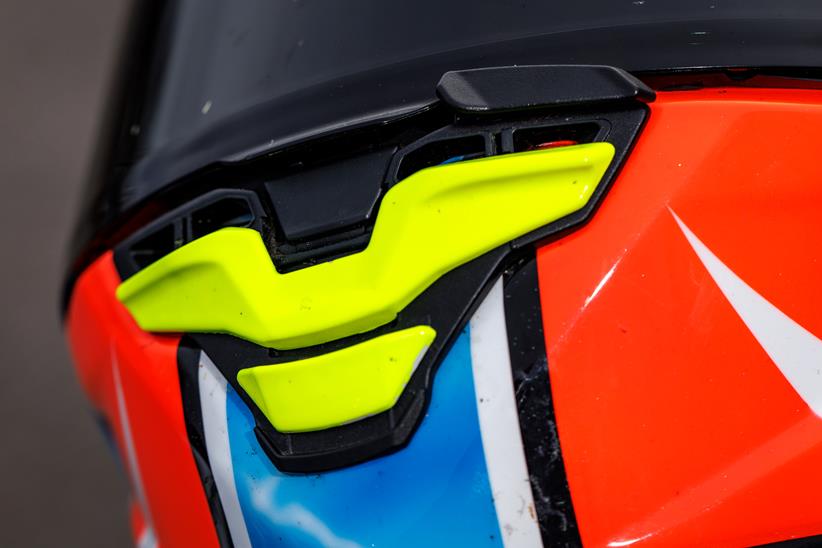 Shoei X-SPR Pro chin vent