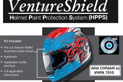 The Venture Shield protects your helmet from stones