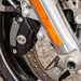 2024 Indian Challenger Dark Horse vs Harley-Davidson Road Glide - Detailed shot of the Harley brake assembly