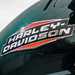 2024 Indian Challenger Dark Horse vs Harley-Davidson Road Glide - close up shot of Harley tank badge