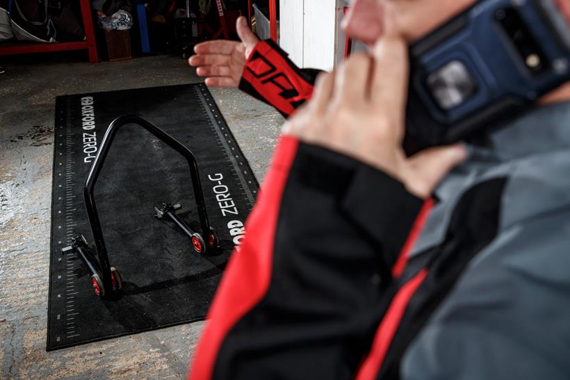 Rider faces the aftermath of having his bike stolen