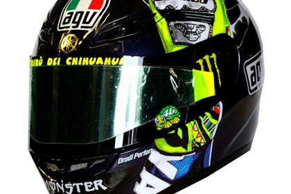 Only 300 Rossi Mugello helmets are coming to the UK