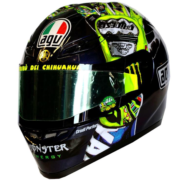 Valentino Rossi AGV helmet is here |