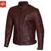 Merlin Wishaw Signature Leather Jacket in brown