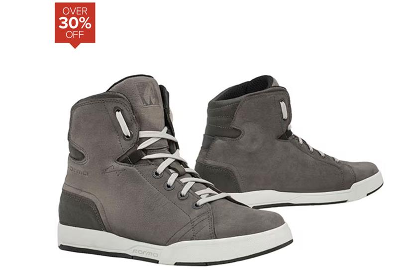 Forma Swift Leather Boots in grey