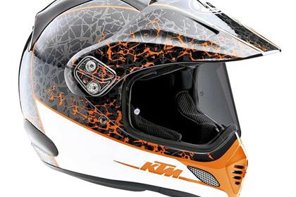 The KTM Snipe is based on the hugely popular Arai Tour X3