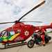 Thames Valley Air Ambulance with Harley-Davidson riding pilot