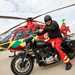 Thames Valley Air Ambulance with Harley-Davidson riding pilot
