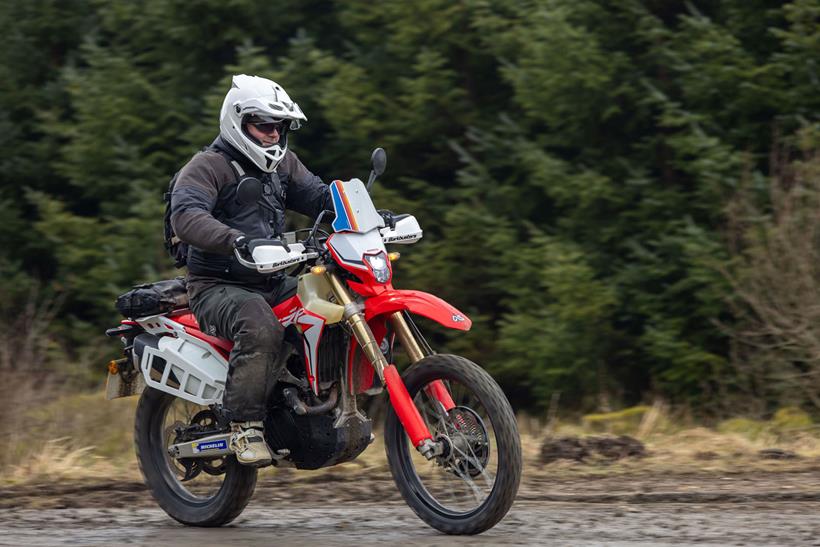 Dave Lomax riding Honda CRF450L