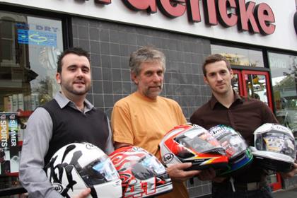 William Taylor will get a free Arai every year for thenext five years