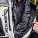 The Alpinestars Bogota jacket, close up of the inner pockets and waterproof lining