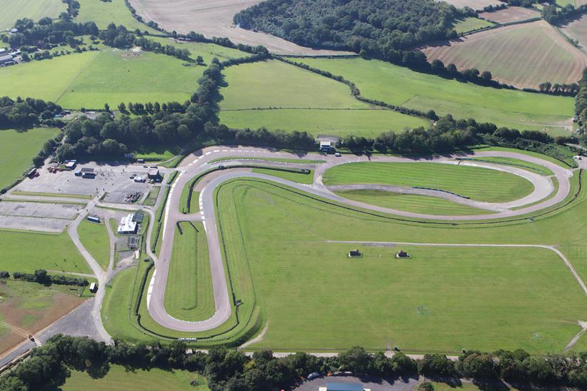 Lydden Hill from above