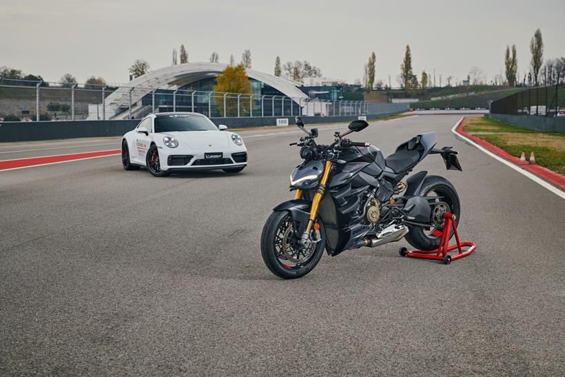 Ducati Streetfighter with Porsche 911