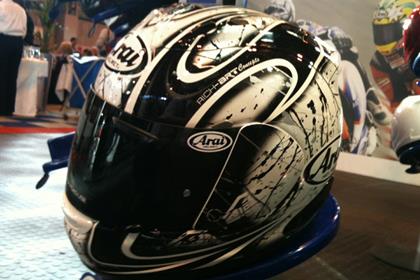 The Arai RX7-GP Jonathan Rea replica