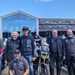 The group outside the Sammy Miller Motorcycle Museum