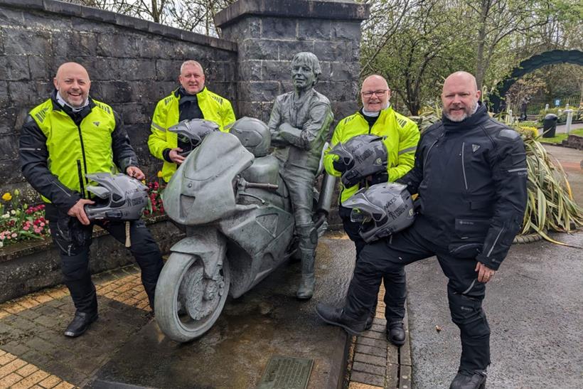 The 24 in 24 team at the Joey Dunlop memorial