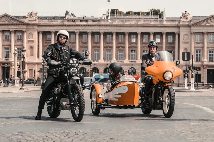 A motorcycle and sidecar are among some of the unusual machinery that the DGR attracts - Credit Distinguished Gentleman's Ride