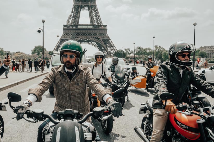 Riders at the Paris DGR - Credit Distinguished Gentleman's Ride