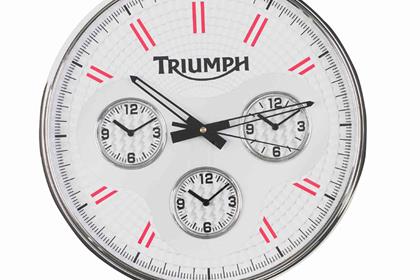 Triumph wall clock, £30