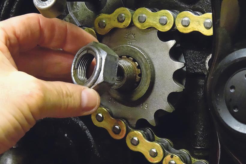 How to change your motorbike chain and sprockets at home