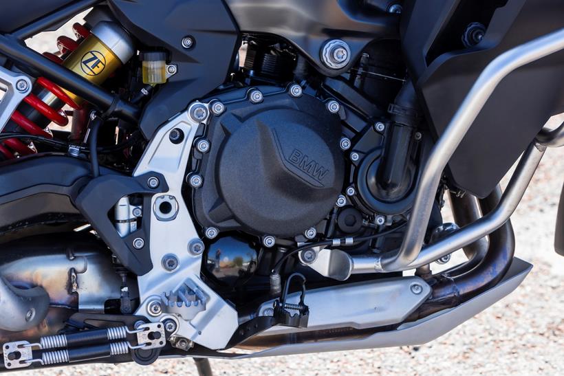 2024 BMW F900GSA - right hand side engine shot