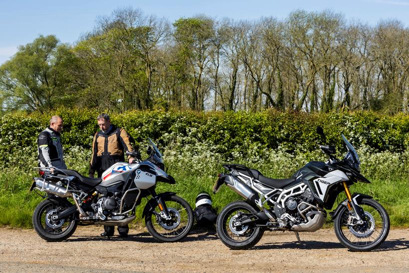 2024 BMW F900 GSA vs 2024 Triumph Tiger 900 Rally Pro - both Jon and Neevesy 