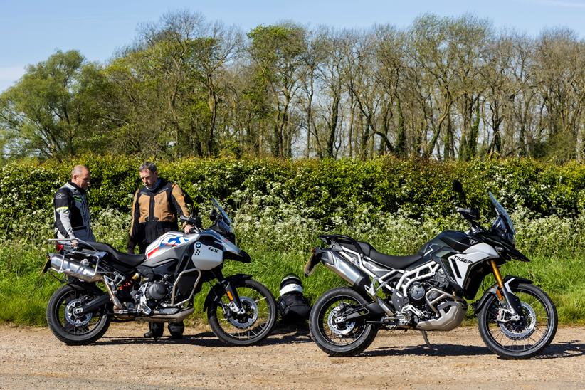 2024 BMW F900 GSA vs 2024 Triumph Tiger 900 Rally Pro - both Jon and Neevesy