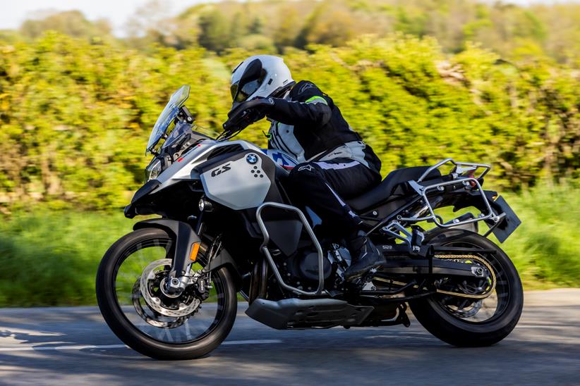 2024 BMW F900GSA and 2024 - cornering