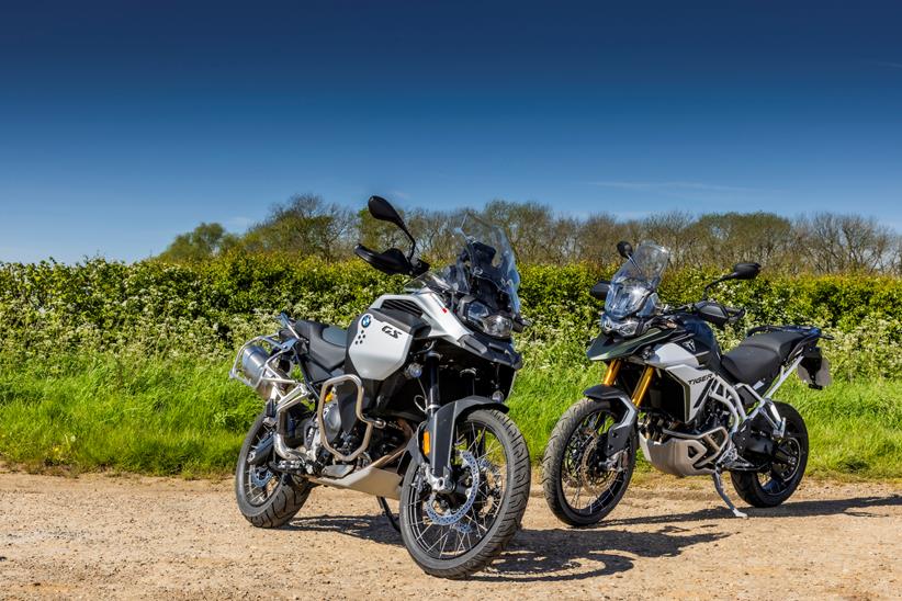 2024 BMW F900GSA and triumph tiger 900 Rally Pro - static shot