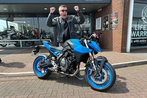 ‘I thought it was a wind-up!’ | MCN Compare competition winner bags brand new Suzuki GSX-8S