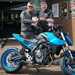 Chris collecting his bike from Lee at Bridge Motorcycles