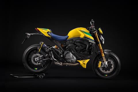 Ducati pay tribute to three-time F1 champion Ayrton Senna with limited edition Monster