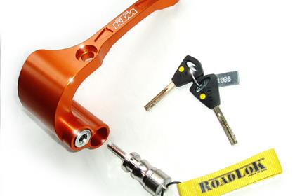 The KTM RoadLok anti-theft system