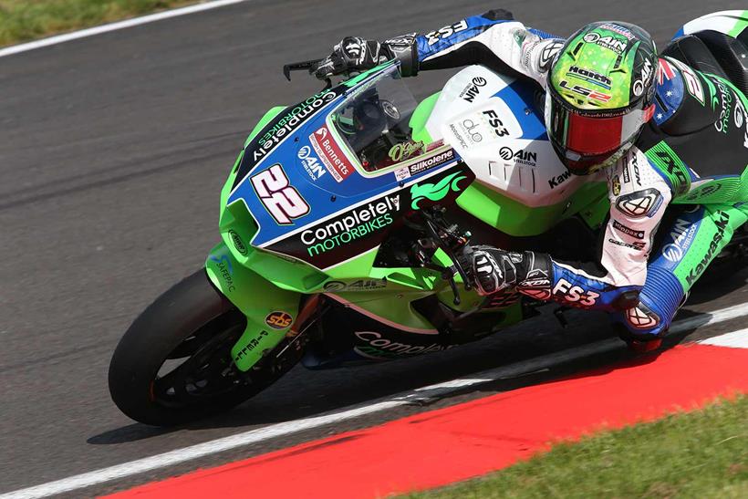 Jason O'Halloran was second at Donington Park on Friday