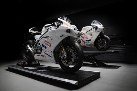 Norton launch custom colour program with unique White Charger rotary tribute