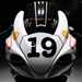 Norton V4 SV with custom white paint job with number 19 nose cone