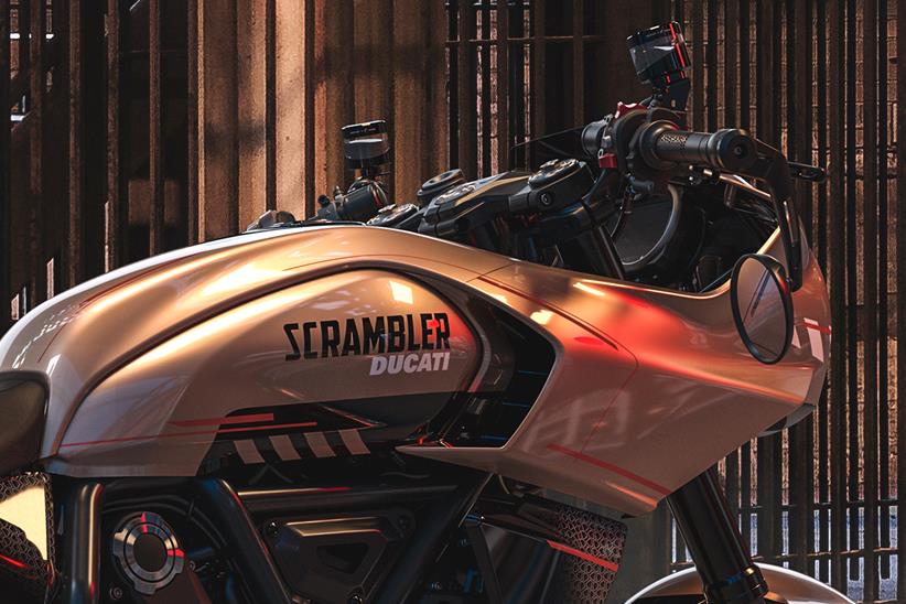 Ducati Scrambler CR24I concept fuel tank and fairing