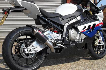 The Austin Racing exhaust system increases the S1000RR's power to 199bhp