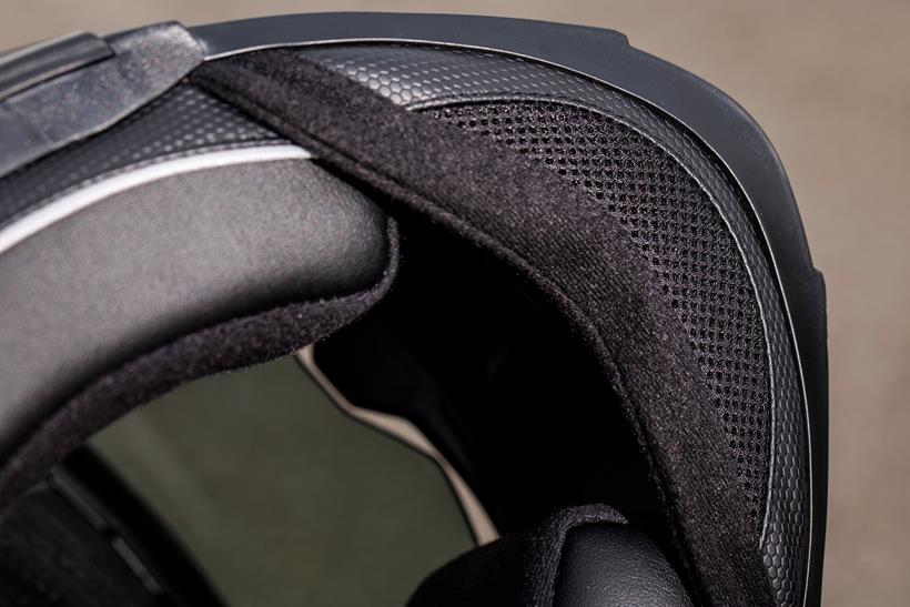 HJC i71 helmet chin curtain