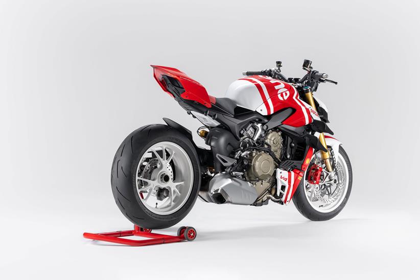 Ducati Streetfighter V4 Supreme rear side view