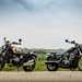 2024 BMW R12 and the Harley-Davidson Nightster Special stood parked facing away from each other