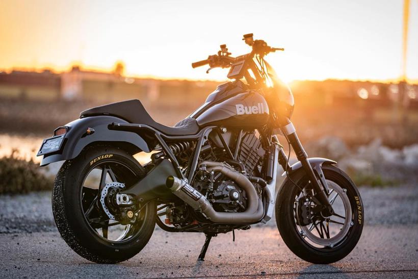 Side view of Buell Super Cruiser