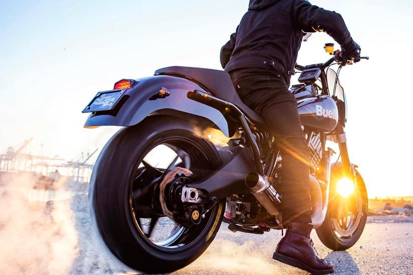 Rear of Buell Super Cruiser